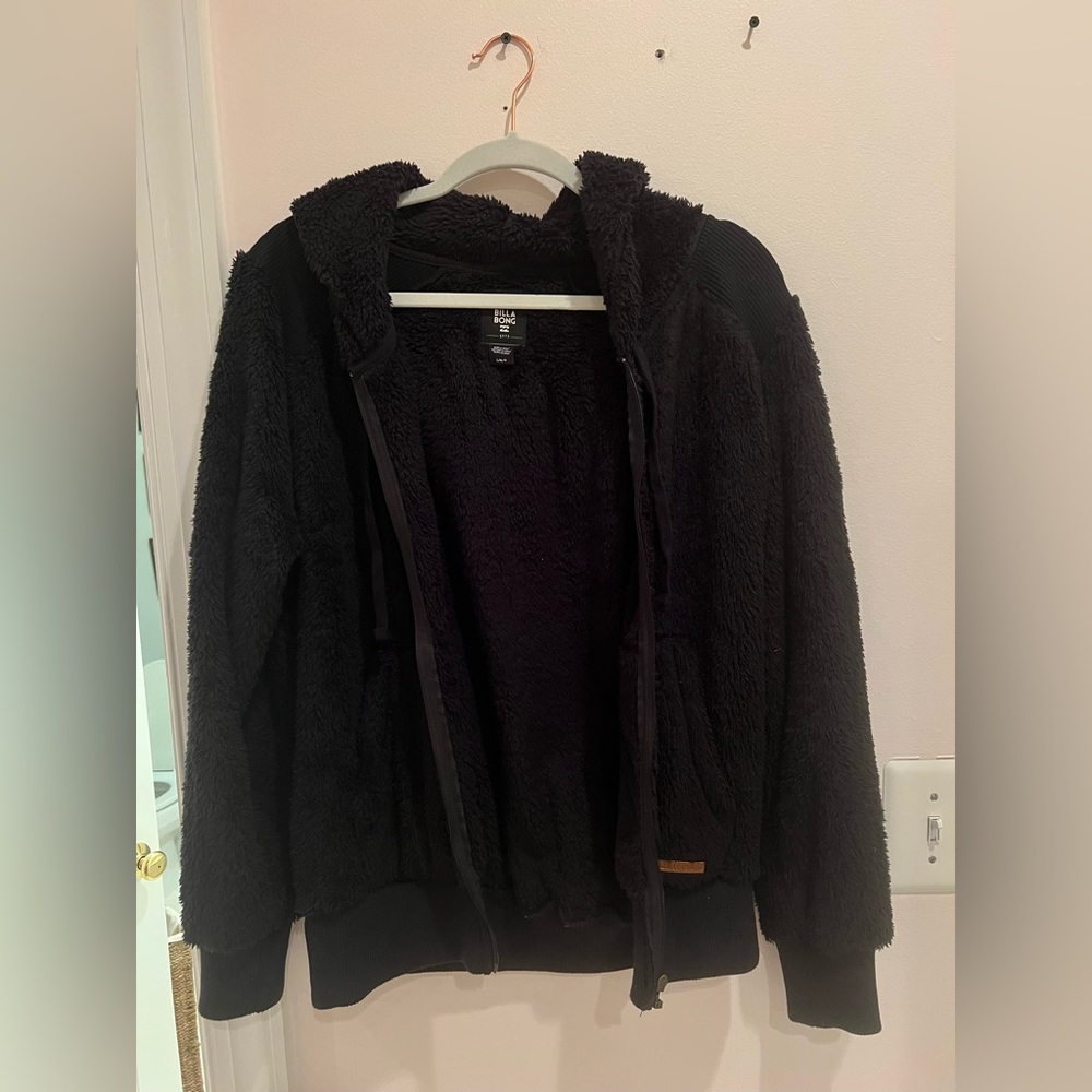 Black Billabong Zip Up